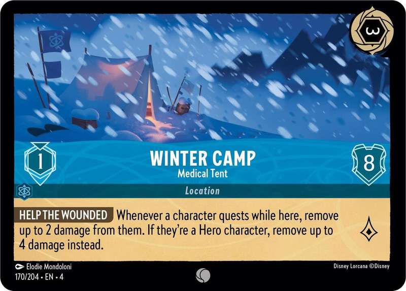Disney Lorcana Trading Card Game - Winter Camp - Medical Tent - Ursula's Return (4)