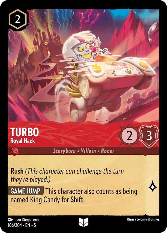 Disney Lorcana Trading Card Game - Turbo - Royal Hack - Shimmering Skies (5)