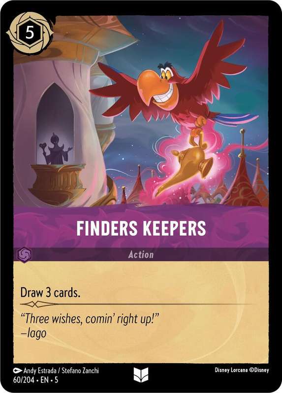 Disney Lorcana Trading Card Game - Finders Keepers - Shimmering Skies (5)