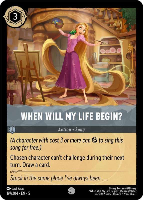 Disney Lorcana Trading Card Game - When Will My Life Begin? - Shimmering Skies (5)
