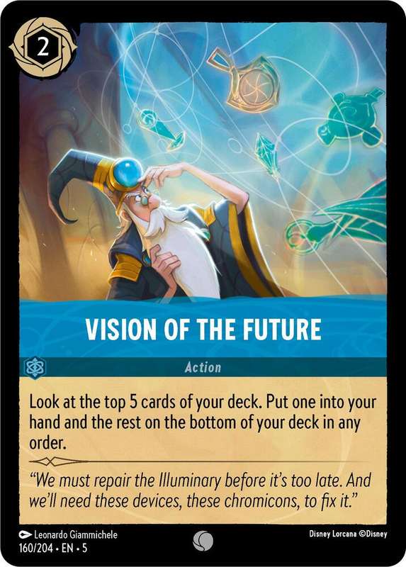 Disney Lorcana Trading Card Game - Vision of the Future - Shimmering Skies (5)