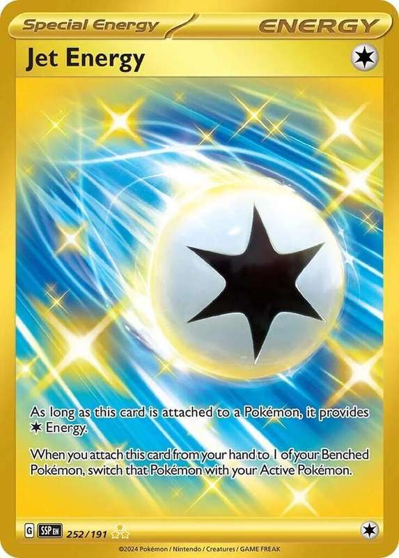 Pokemon Trading Card Game - Jet Energy - SV08: Surging Sparks (SSP)