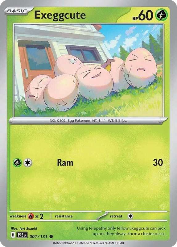Pokemon Trading Card Game - Exeggcute - SV: Prismatic Evolutions
