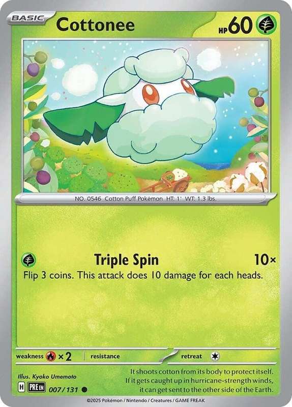 Pokemon Trading Card Game - Cottonee - SV: Prismatic Evolutions