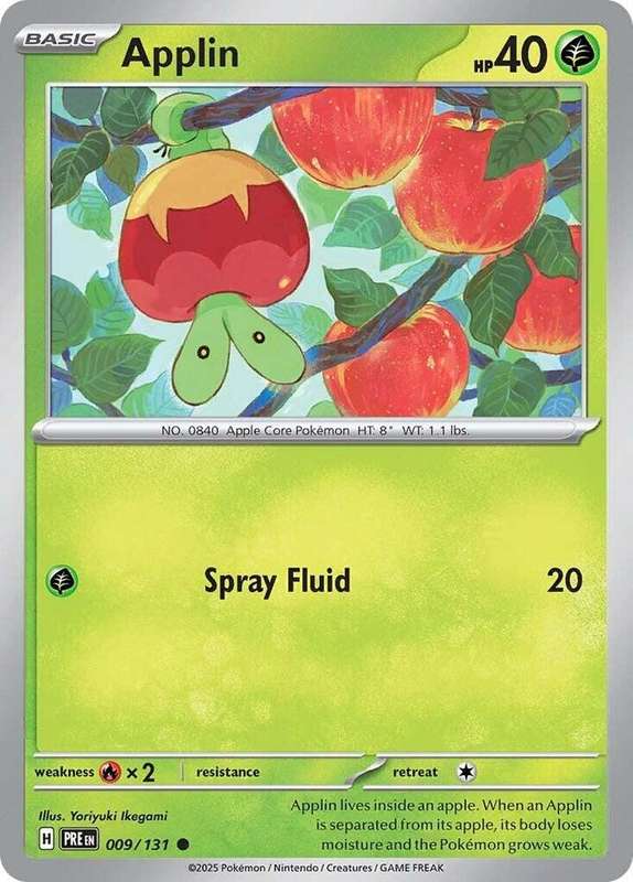 Pokemon Trading Card Game - Applin - SV: Prismatic Evolutions