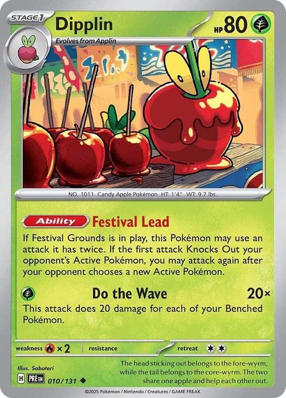 Pokemon Trading Card Game - Dipplin - SV: Prismatic Evolutions