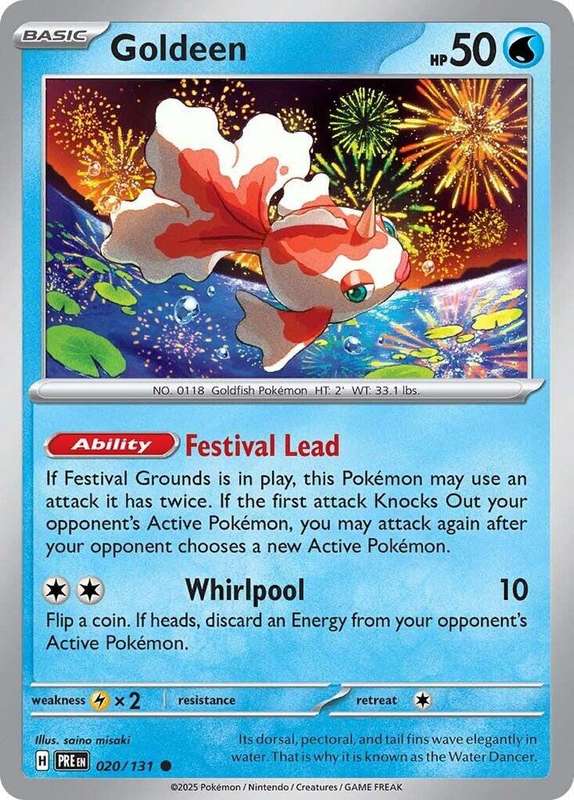 Pokemon Trading Card Game - Goldeen - SV: Prismatic Evolutions