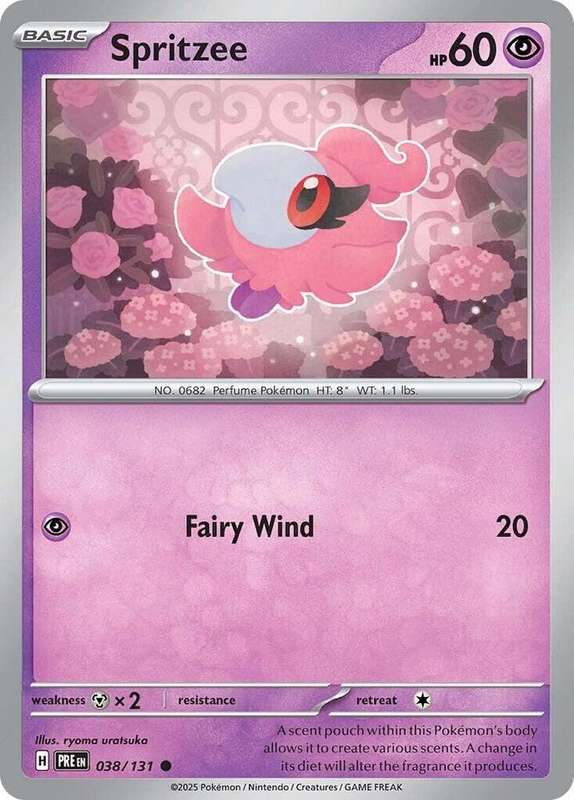 Pokemon Trading Card Game - Spritzee - SV: Prismatic Evolutions