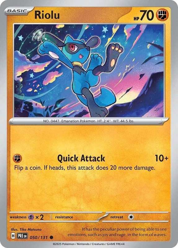 Pokemon Trading Card Game - Riolu - SV: Prismatic Evolutions