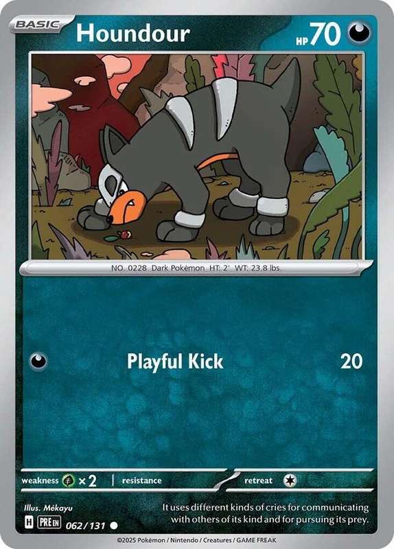 Pokemon Trading Card Game - Houndour - SV: Prismatic Evolutions