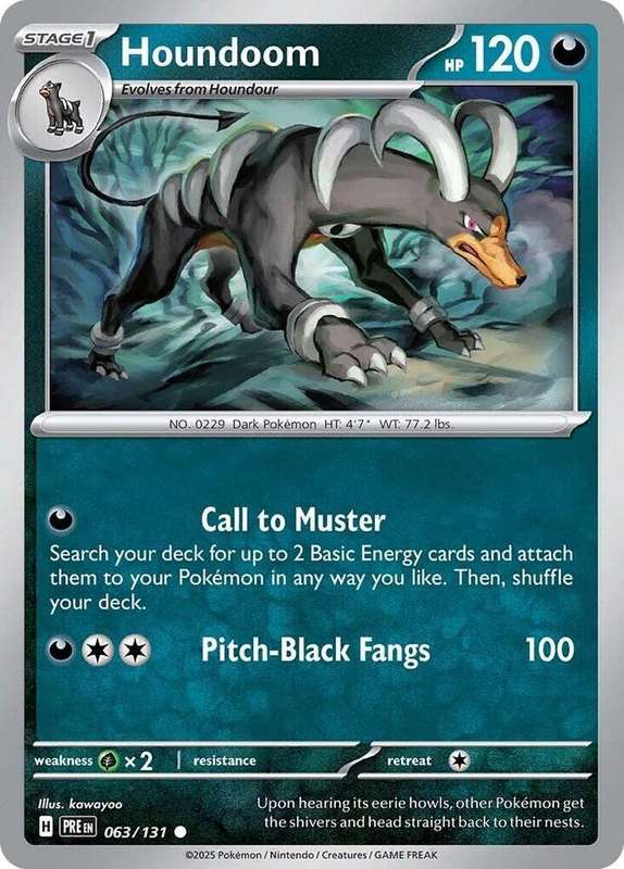 Pokemon Trading Card Game - Houndoom - SV: Prismatic Evolutions