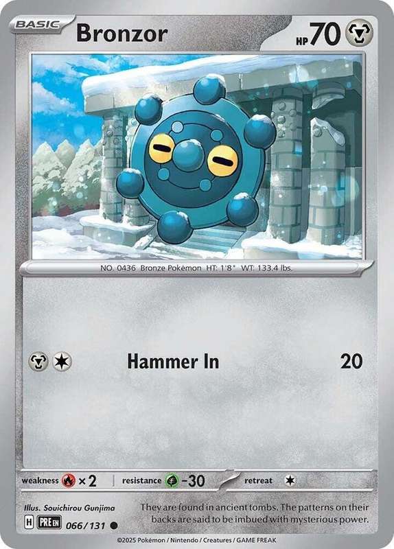 Pokemon Trading Card Game - Bronzor - SV: Prismatic Evolutions