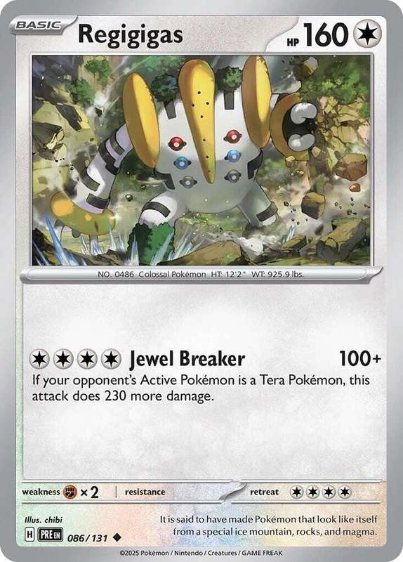 Pokemon Trading Card Game - Regigigas - SV: Prismatic Evolutions