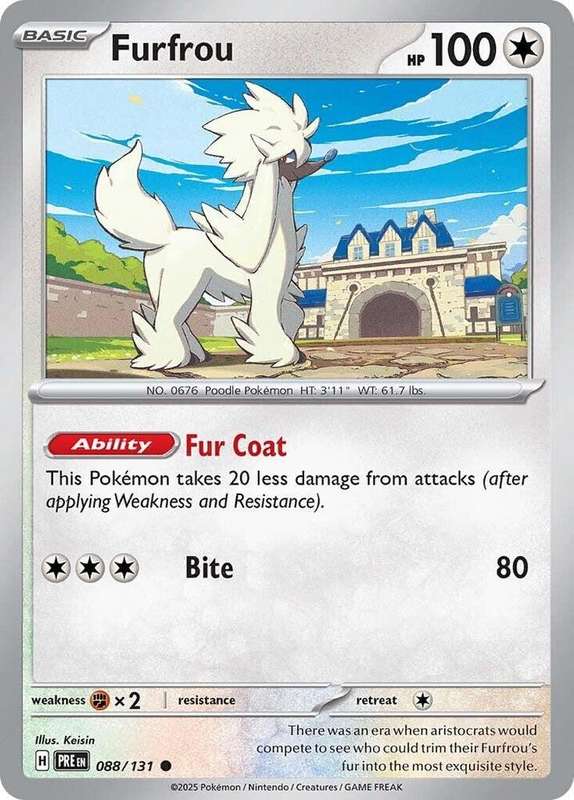 Pokemon Trading Card Game - Furfrou - SV: Prismatic Evolutions