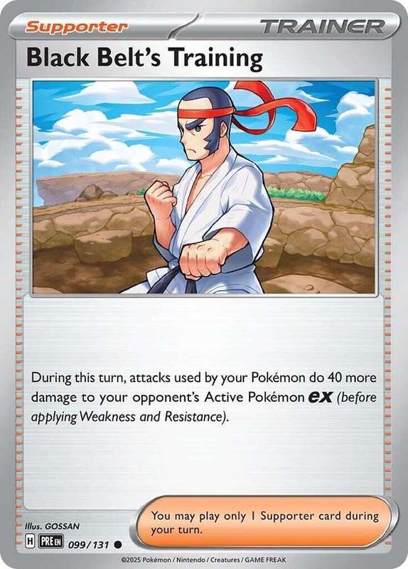 Pokemon Trading Card Game - Black Belt's Training - 099/131 - SV: Prismatic Evolutions