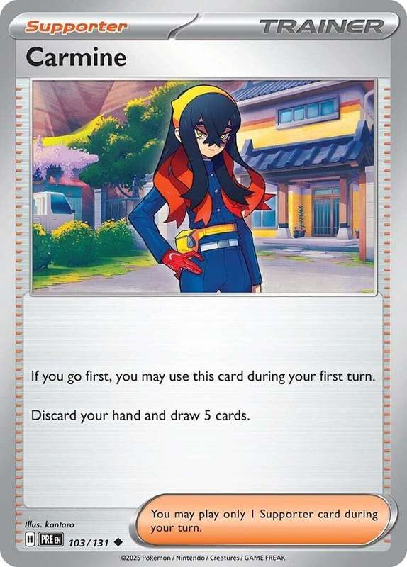 Pokemon Trading Card Game - Carmine - SV: Prismatic Evolutions 103/131 / Uncommon