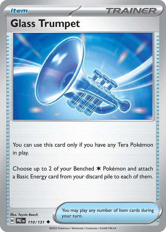 Pokemon Trading Card Game - Glass Trumpet - SV: Prismatic Evolutions