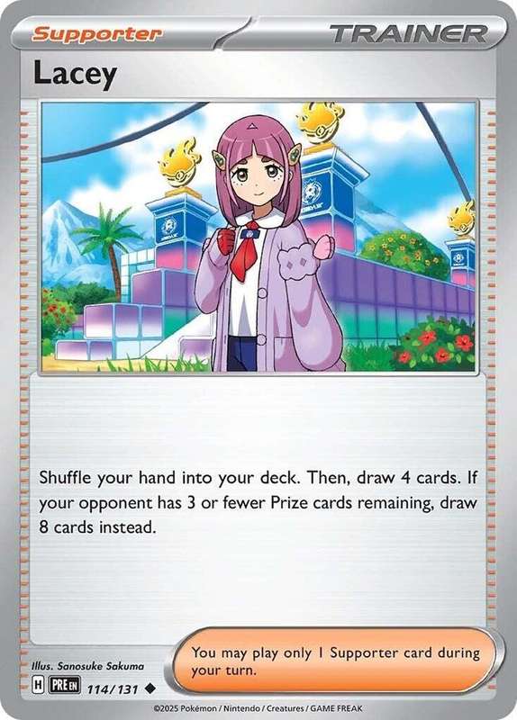 Pokemon Trading Card Game - Lacey - 114/131 - SV: Prismatic Evolutions