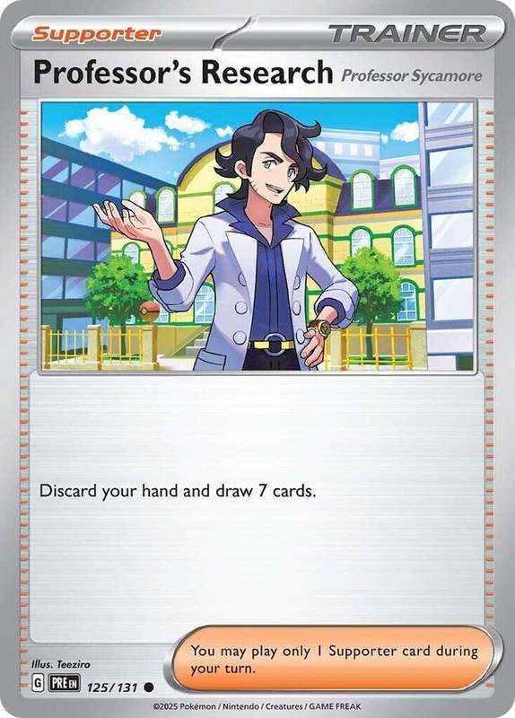 Pokemon Trading Card Game - Professor's Research [Professor Sycamore] - SV: Prismatic Evolutions
