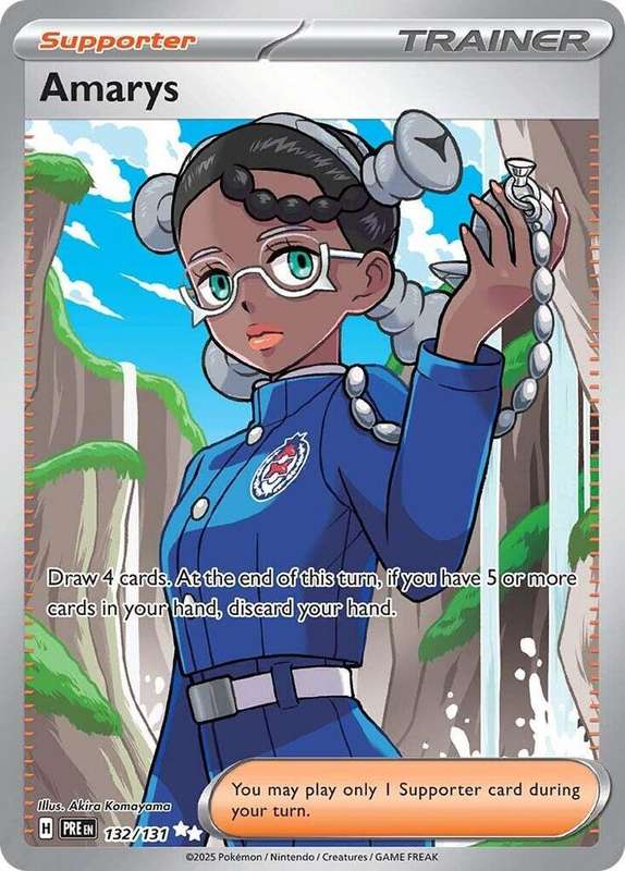 Pokemon Trading Card Game - Amarys - 132/131 - SV: Prismatic Evolutions