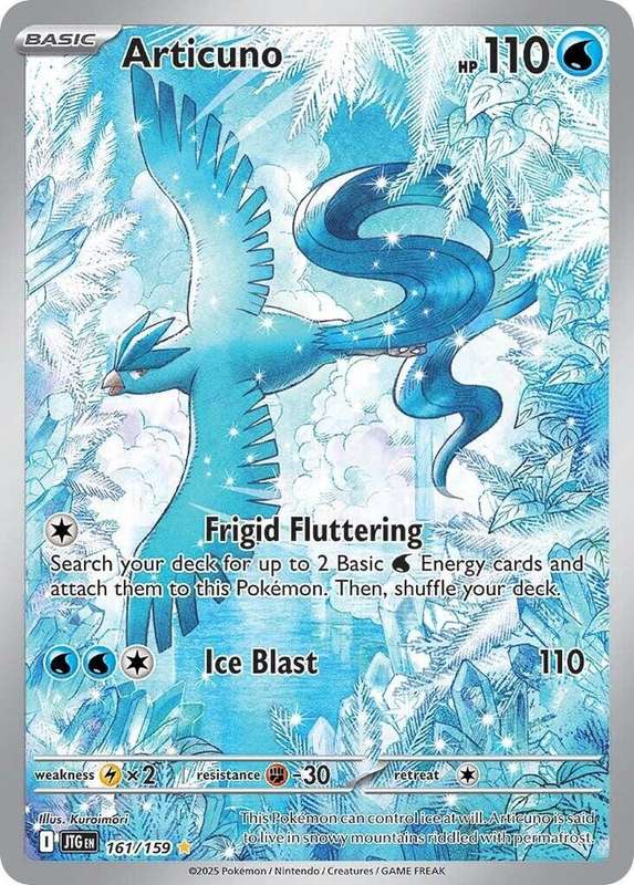 Pokemon Trading Card Game - Articuno - 161/159 - SV09: Journey Together