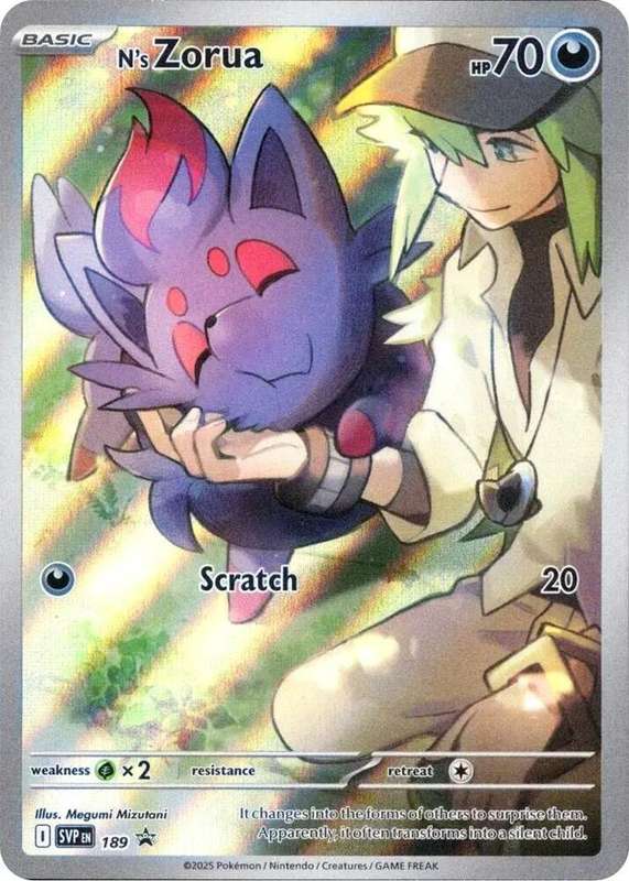 Pokemon Trading Card Game - N's Zorua - 189 - SV: Scarlet & Violet Promo Cards (SVP)