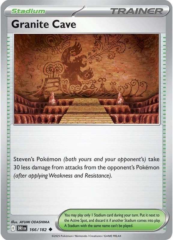Pokemon Trading Card Game - Granite Cave - SV10: Destined Rivals (DRI)