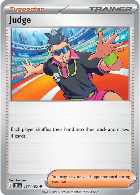Pokemon Trading Card Game - Judge - 167/182 - SV10: Destined Rivals (DRI)