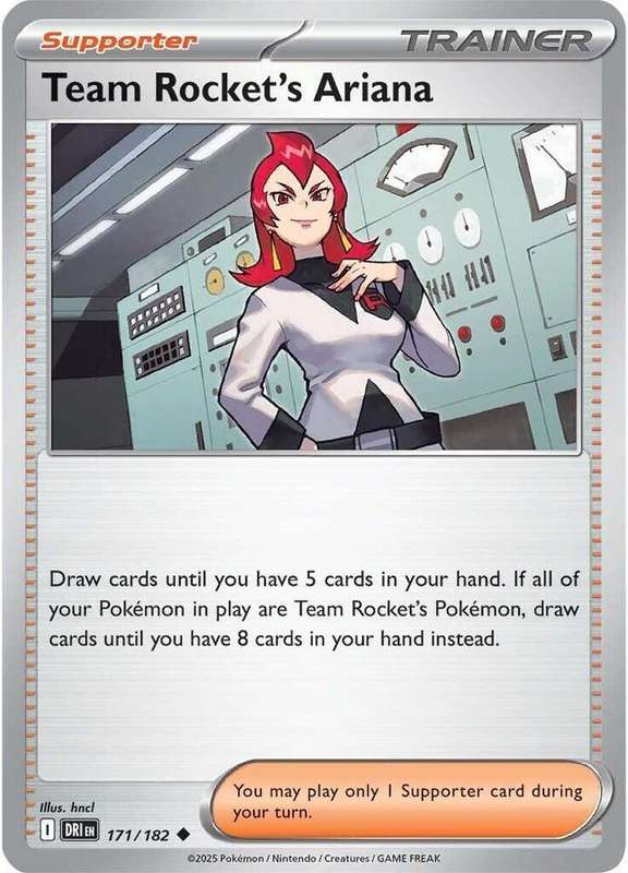 Pokemon Trading Card Game - Team Rocket's Ariana - 171/182 - SV10: Destined Rivals (DRI)