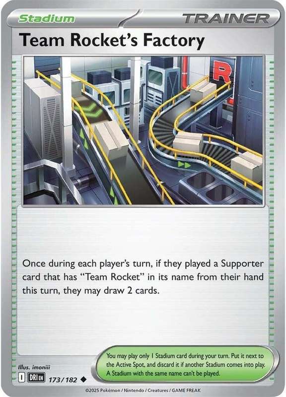 Pokemon Trading Card Game - Team Rocket's Factory - SV10: Destined Rivals (DRI)