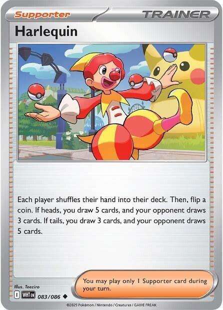 Pokemon Trading Card Game - Harlequin - 083/086 / Uncommon - White Flare