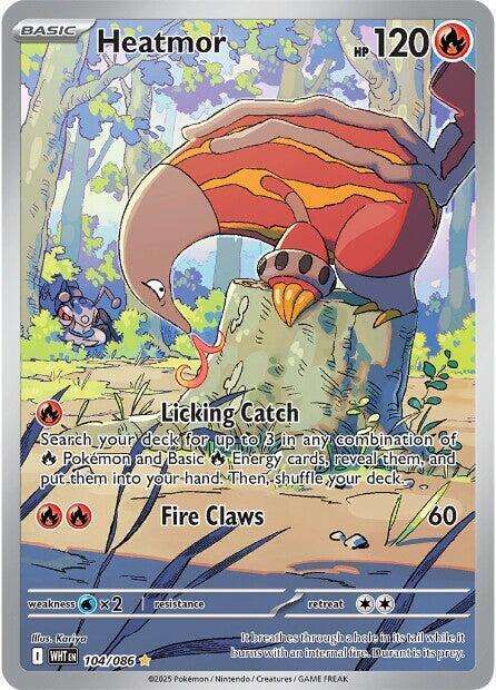 Pokemon Trading Card Game - Heatmor - 104/086 - SV: White Flare