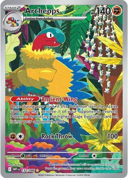 Pokemon Trading Card Game - Archeops - 132/086 - SV: White Flare