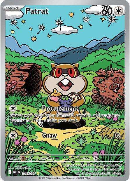 Pokemon Trading Card Game - Patrat - 152/086 - SV: White Flare