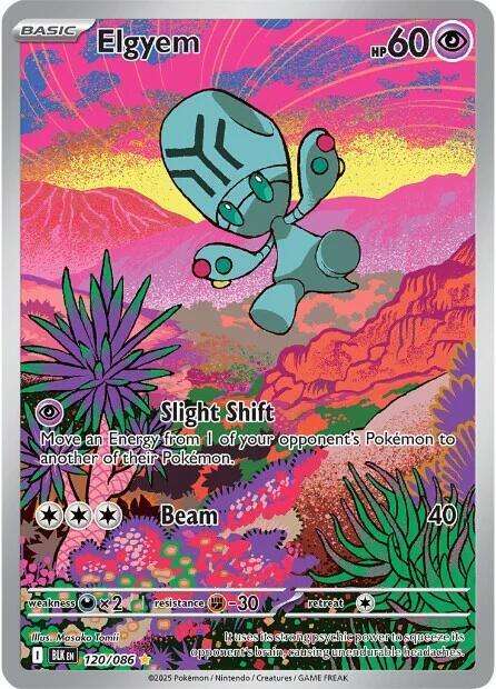Pokemon Trading Card Game - Elgyem - 120/086 - SV: Black Bolt