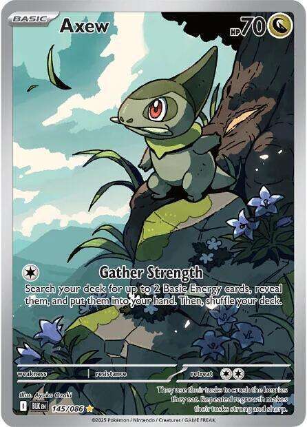 Pokemon Trading Card Game - Axew - 145/086 - SV: Black Bolt