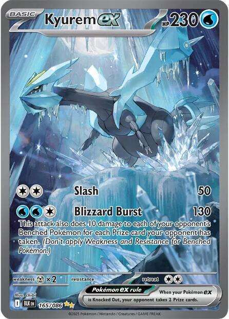Pokemon Trading Card Game - Kyurem ex - 165/086 - SV: Black Bolt