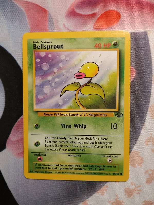 Pokemon Trading Card Game - Bellsprout #49 Pokemon Jungle (4)