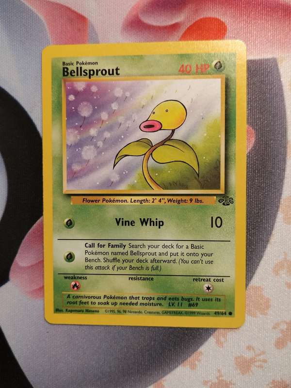 Pokemon Trading Card Game - Bellsprout #49 Pokemon Jungle (3)