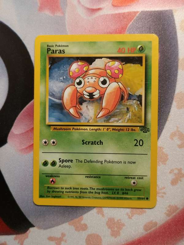 Pokemon Trading Card Game - Paras #59 Pokemon Jungle (4)