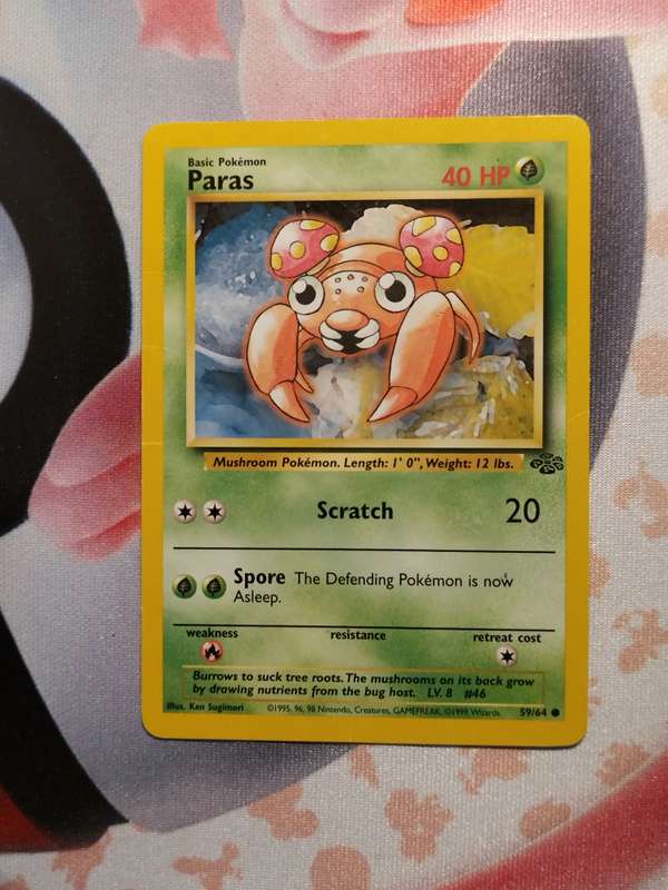 Pokemon Trading Card Game - Paras #59 Pokemon Jungle (2)