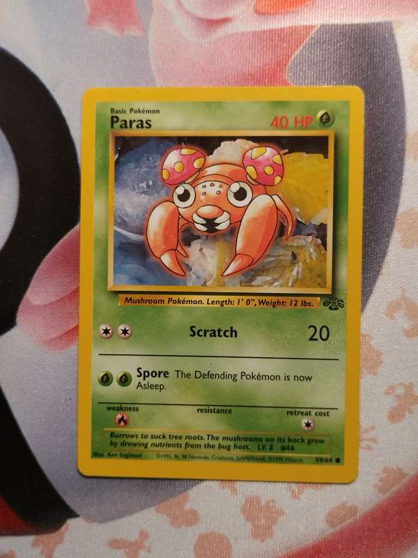 Pokemon Trading Card Game - Paras #59 Pokemon Jungle (1)