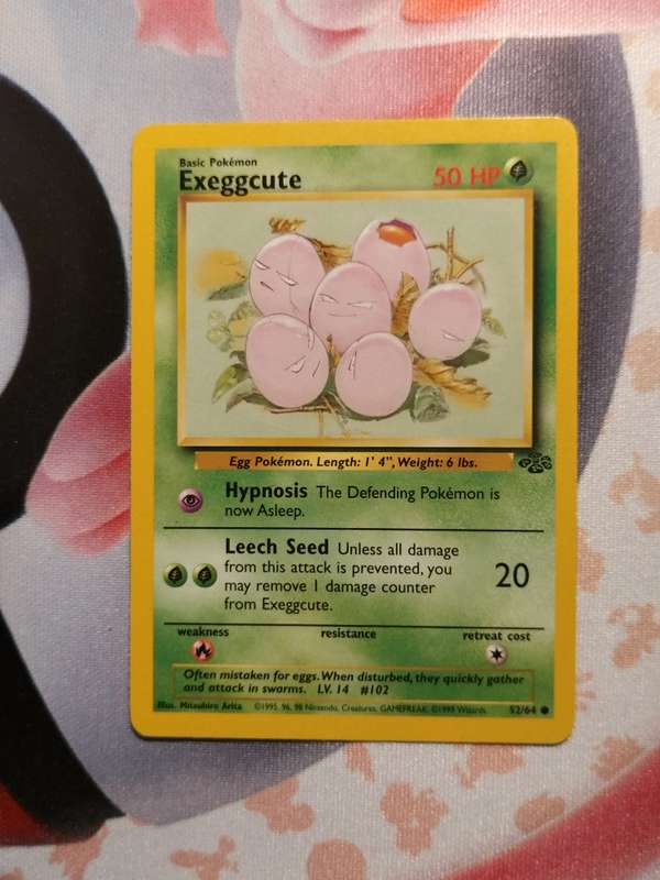 Pokemon Trading Card Game - Exeggcute #52 Pokemon Jungle (8)