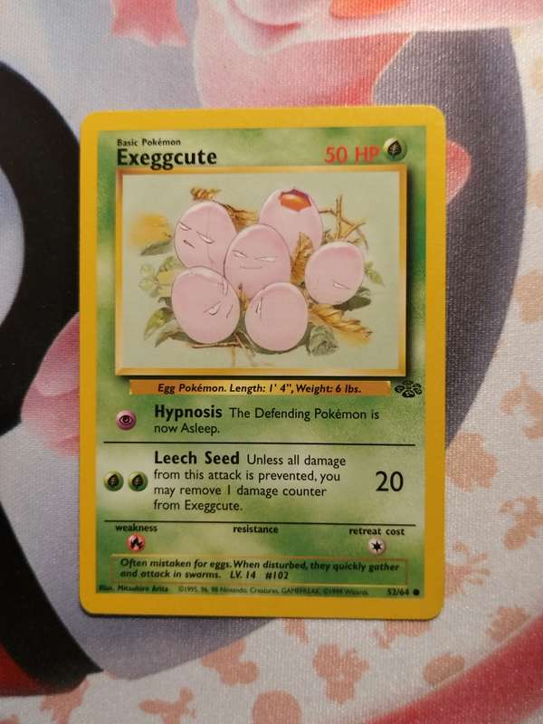 Pokemon Trading Card Game - Exeggcute #52 Pokemon Jungle (6)