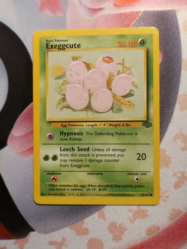 Pokemon Trading Card Game - Exeggcute #52 Pokemon Jungle (5)