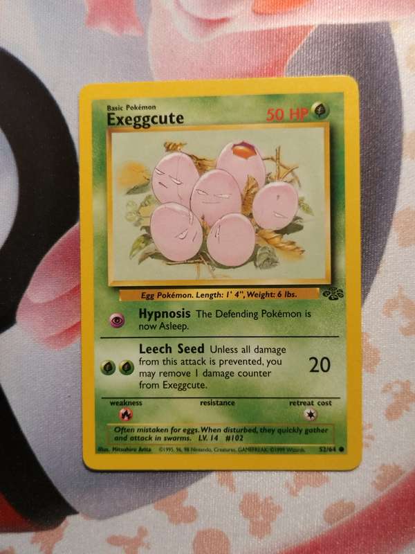 Pokemon Trading Card Game - Exeggcute #52 Pokemon Jungle (4)