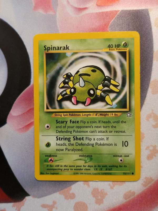 Pokemon Trading Card Game - Spinarak #75 Pokemon Neo Genesis (5)