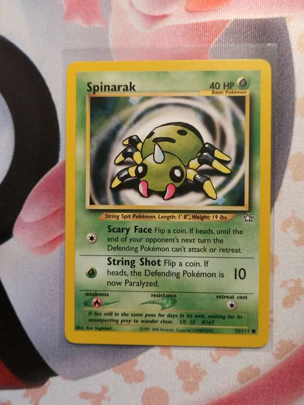 Pokemon Trading Card Game - Spinarak #75 Pokemon Neo Genesis  (1)