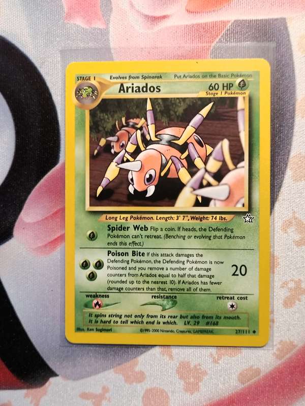 Pokemon Trading Card Game - Ariados #27 Pokemon Neo Genesis