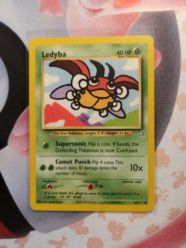 Pokemon Trading Card Game - Ledyba #63 Pokemon Neo Genesis